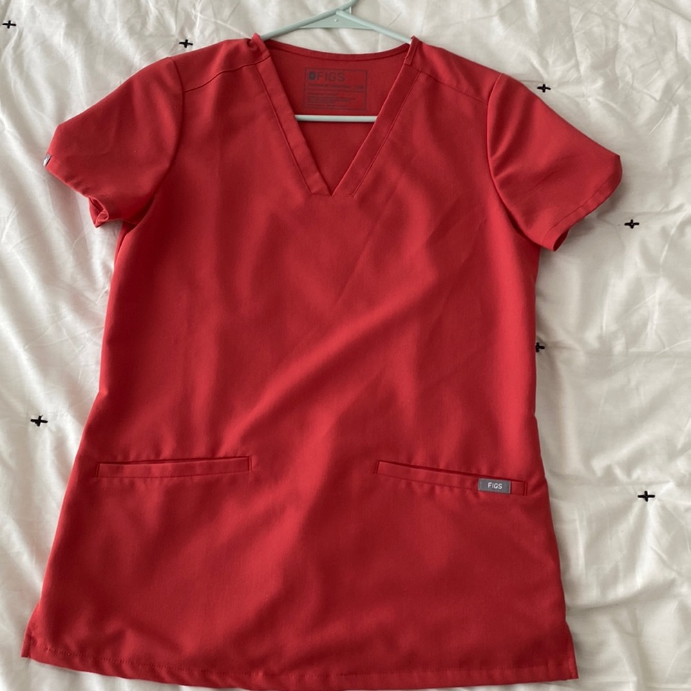 CLAY FIGS 2 pocket scrub top XXS NEW